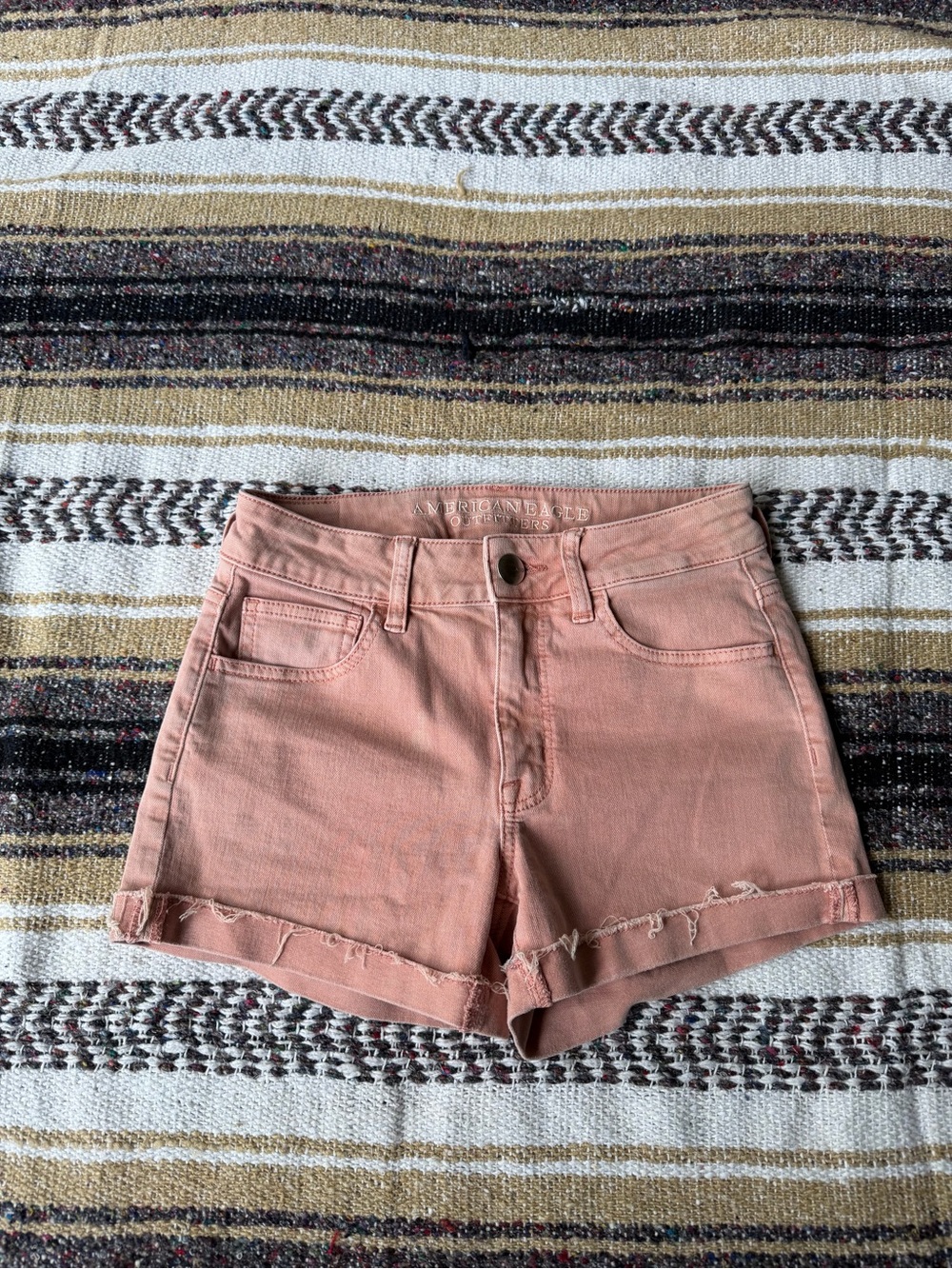 American Eagle Outfitters Rose Pink Denim Shorts